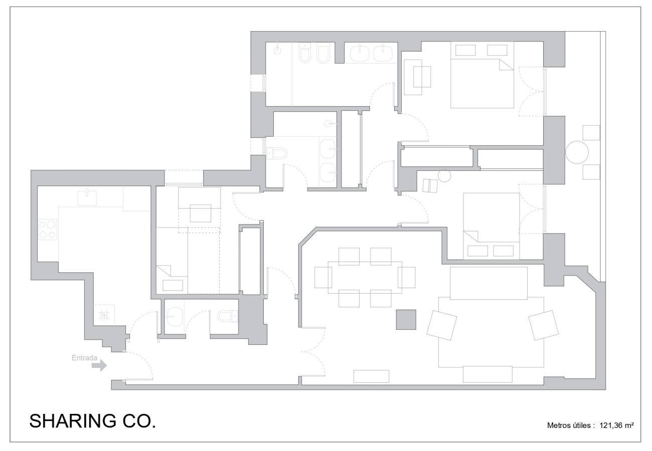 Apartamento en Madrid - Housing Castellana by Sharing Co 