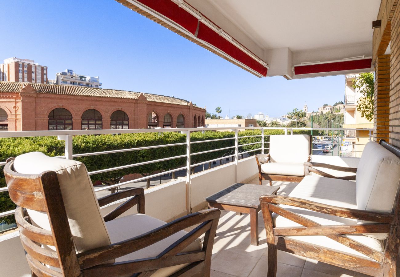 Apartamento en Málaga - Asombroso apartamento 2 hab y terraza Sharing Co   