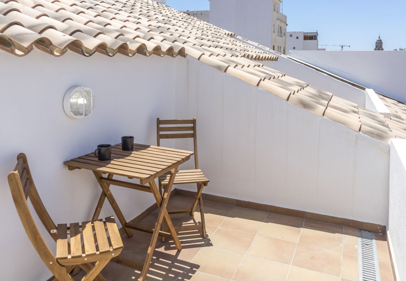 Apartamento en Málaga - Apartamento de 1 hab. con terraza en Lagunillas    