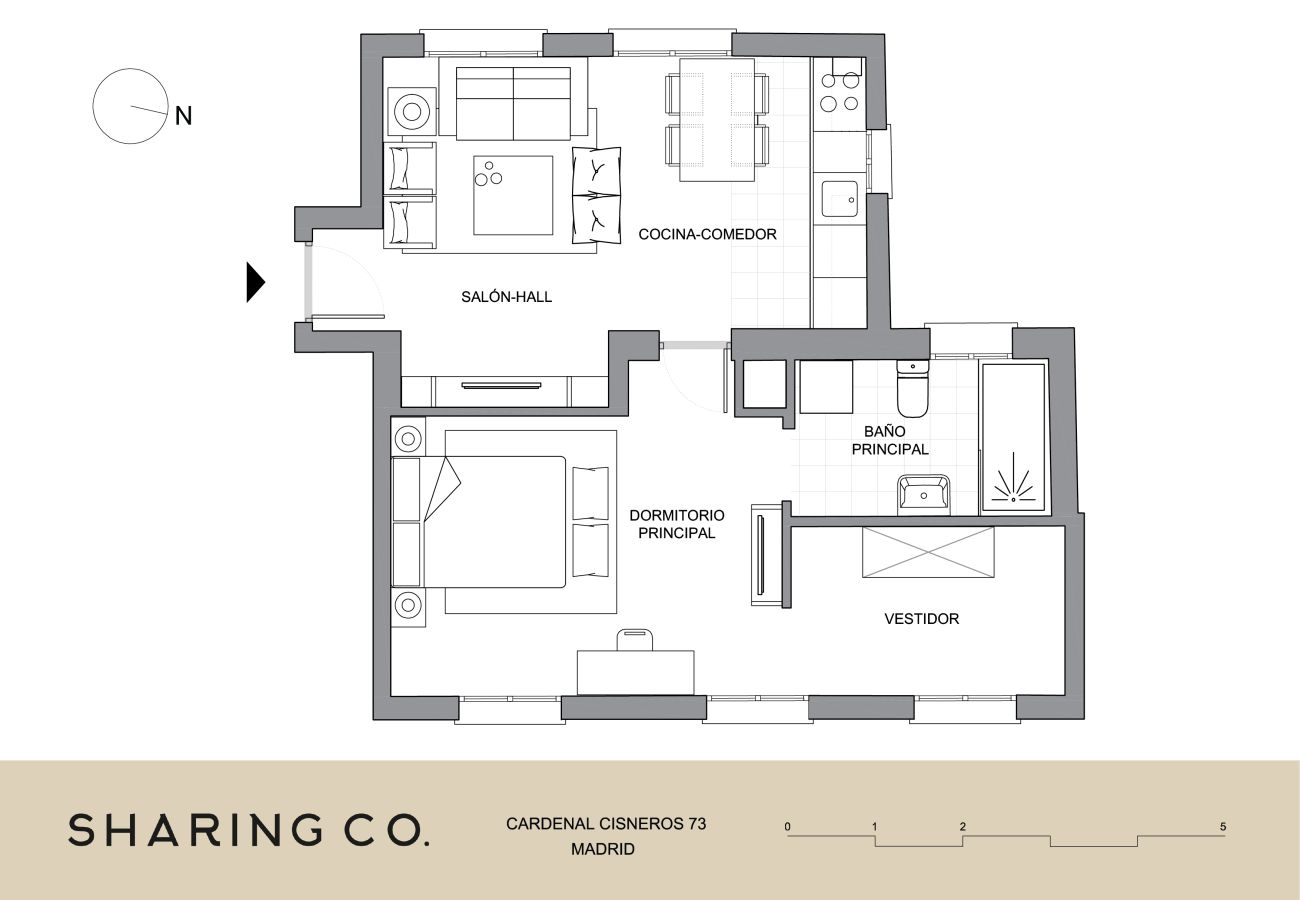 Apartamento en Madrid - Housing Chamberi by Sharing Co