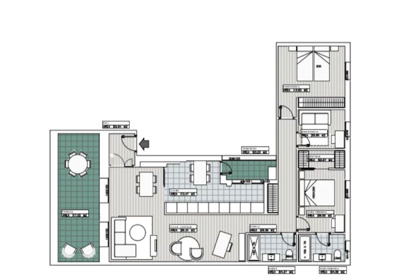 Apartamento en Madrid - Penthouse de 2 hab. con terraza en las Letras by SharingCo 