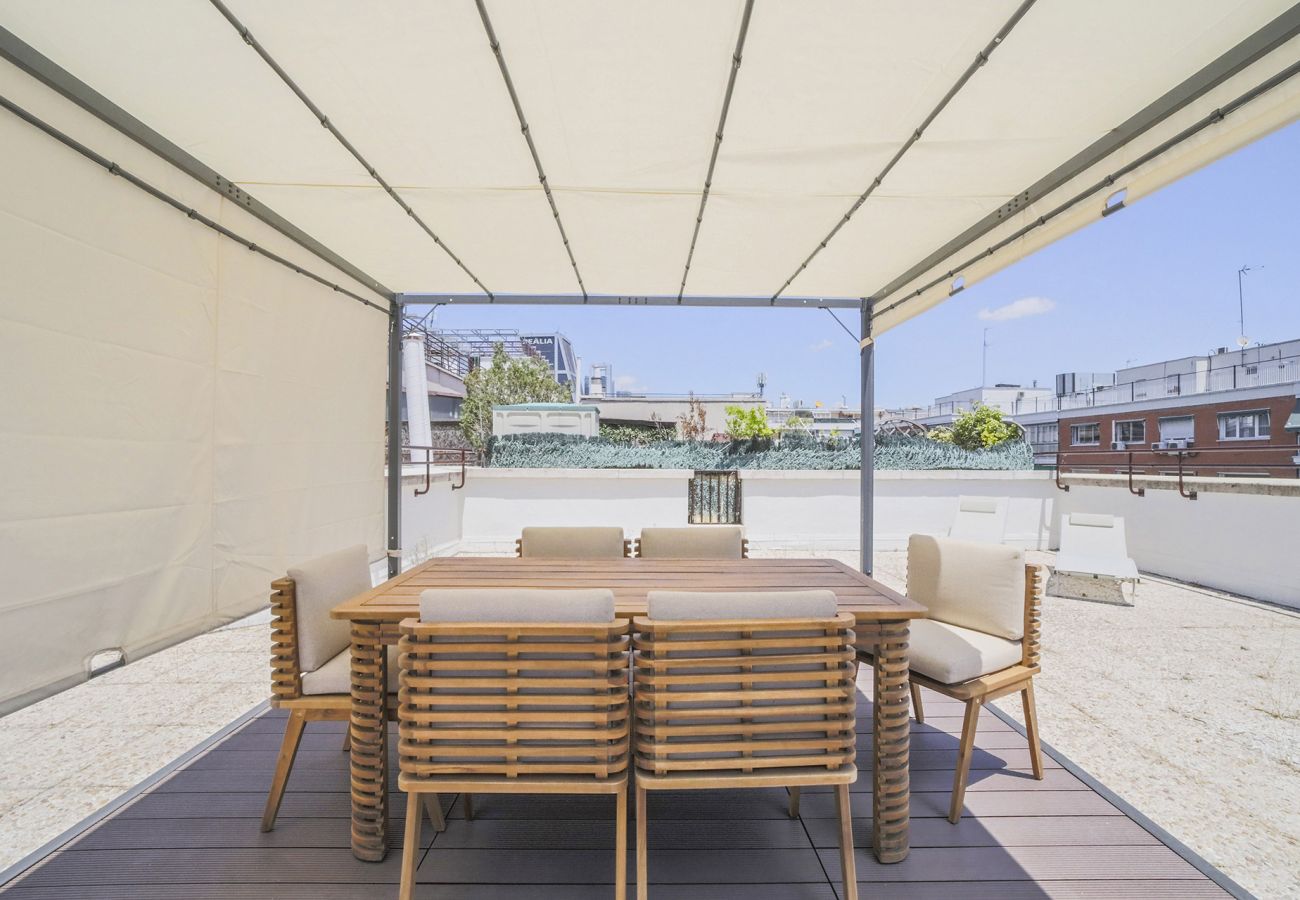 Apartamento en Madrid - Ático 4 hab. Gran terraza en La Castellana Sharing Co