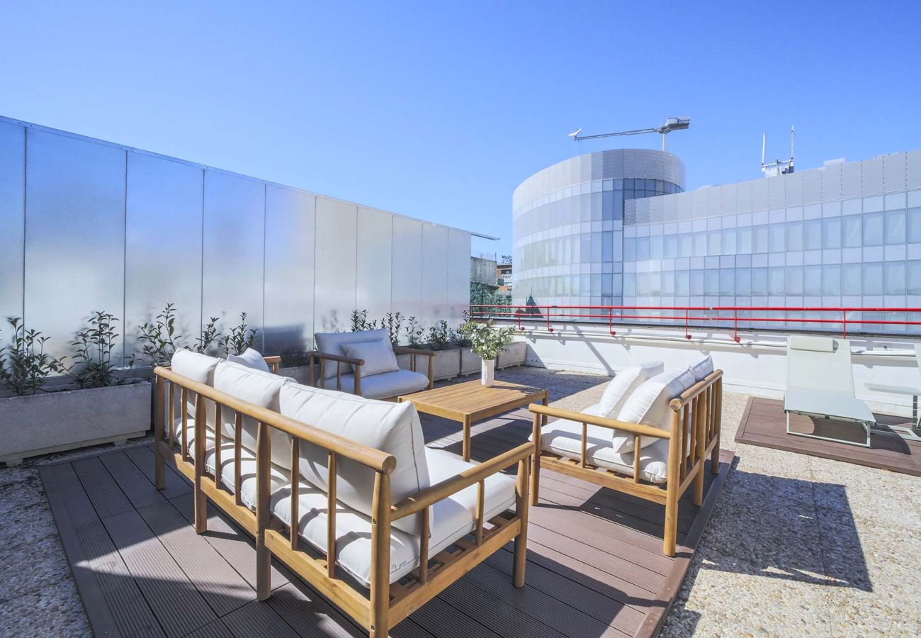 Apartamento en Madrid - Apartamento de 3 hab. con terraza en La Castellana Sharing Co.