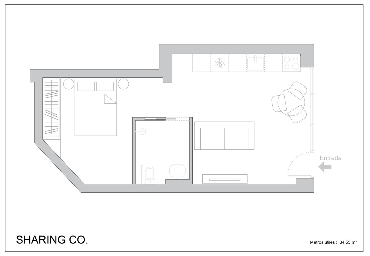 Estudio en Madrid - Estudio en Simancas por Sharing Co.