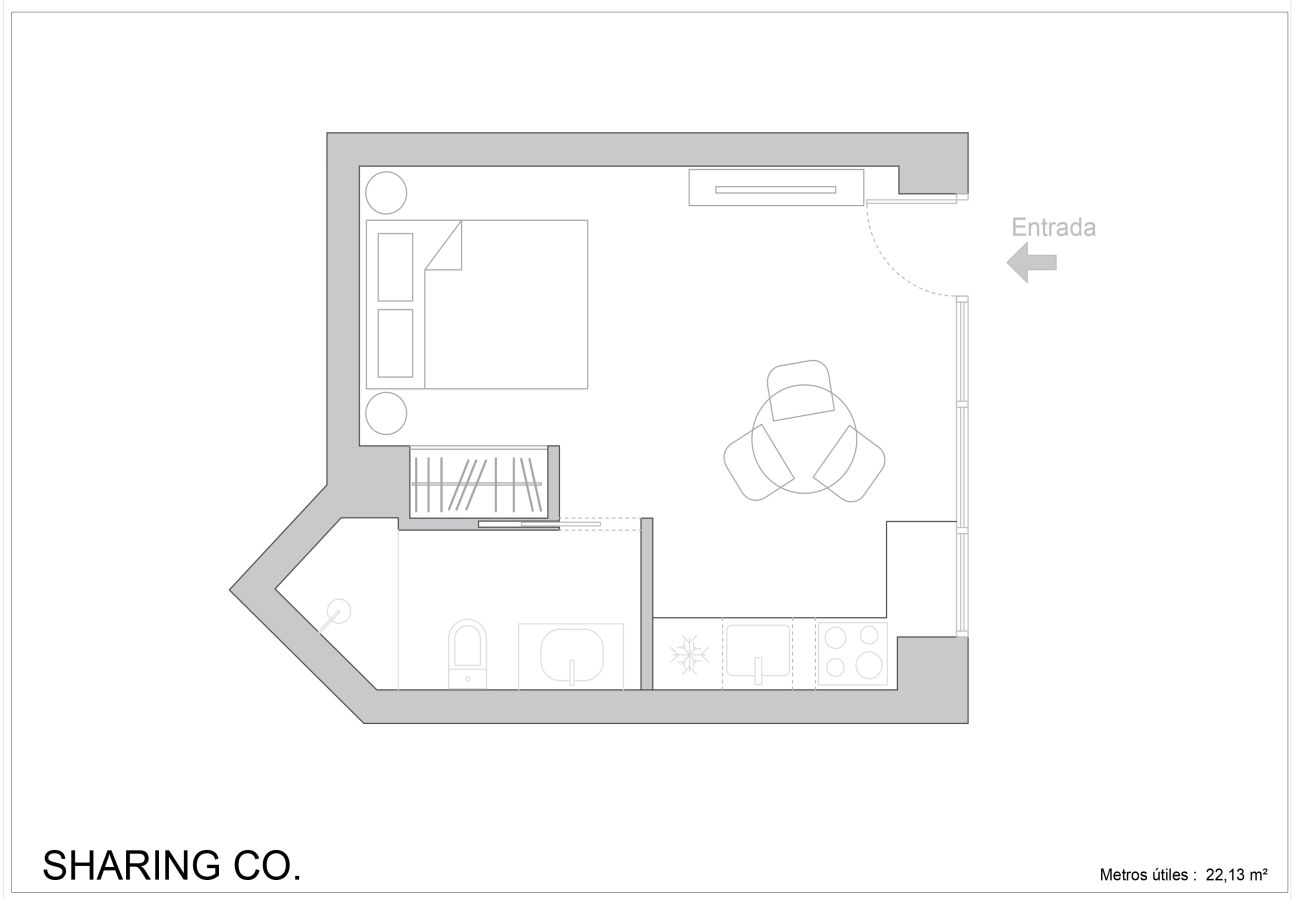 Estudio en Madrid - Estudio en Simancas por Sharing Co