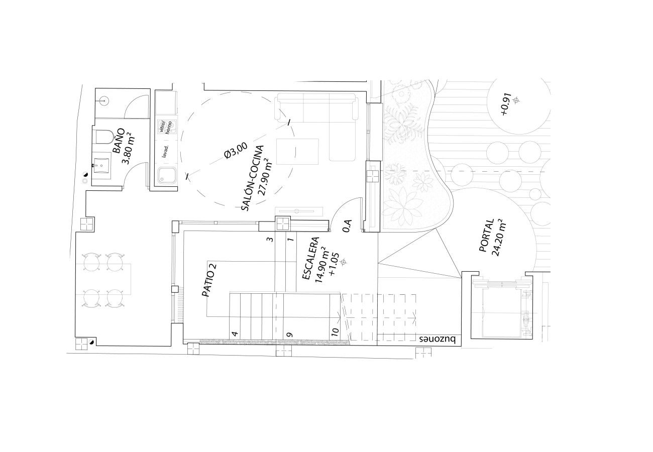 Estudio en Málaga - Housing Lagunillas by Sharing Co