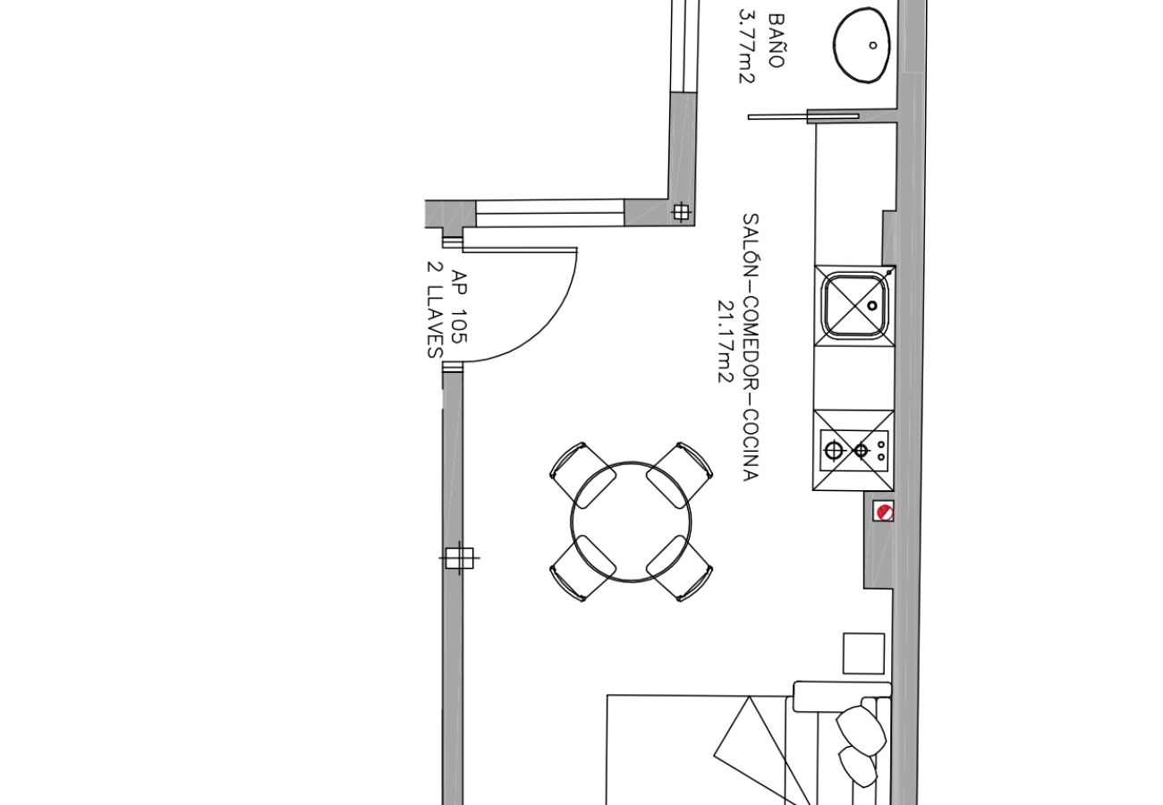 Estudio en Málaga - Housing Fanna by Sharing Co 2PAX