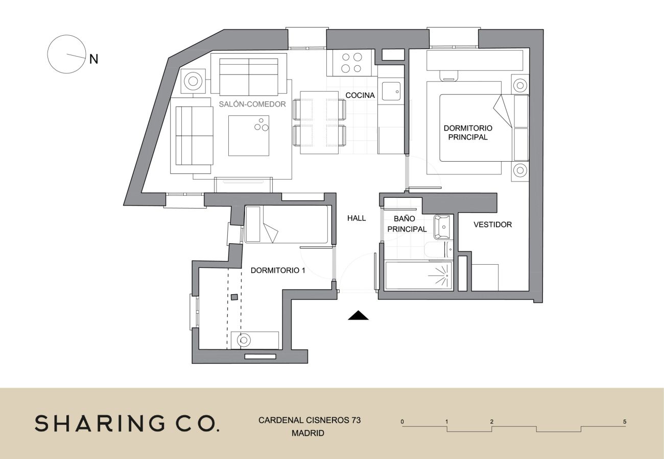 Apartment in Madrid - Housing Chamberi by Sharing Co