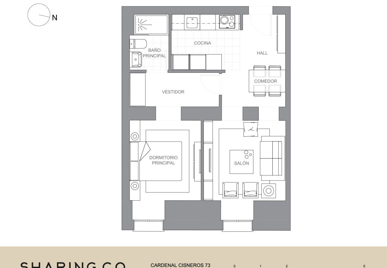 Apartment in Madrid - Housing Chamberi by Sharing Co