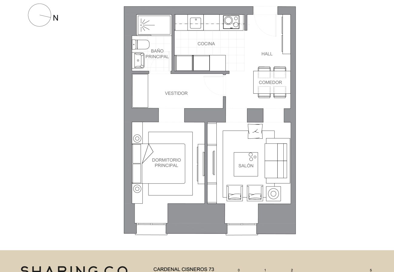 Apartment in Madrid - Housing Chamberi by Sharing Co