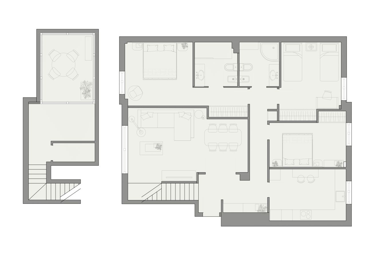 Apartment in Málaga - Apt. de 3 habitaciones en Málaga Sharing Co.