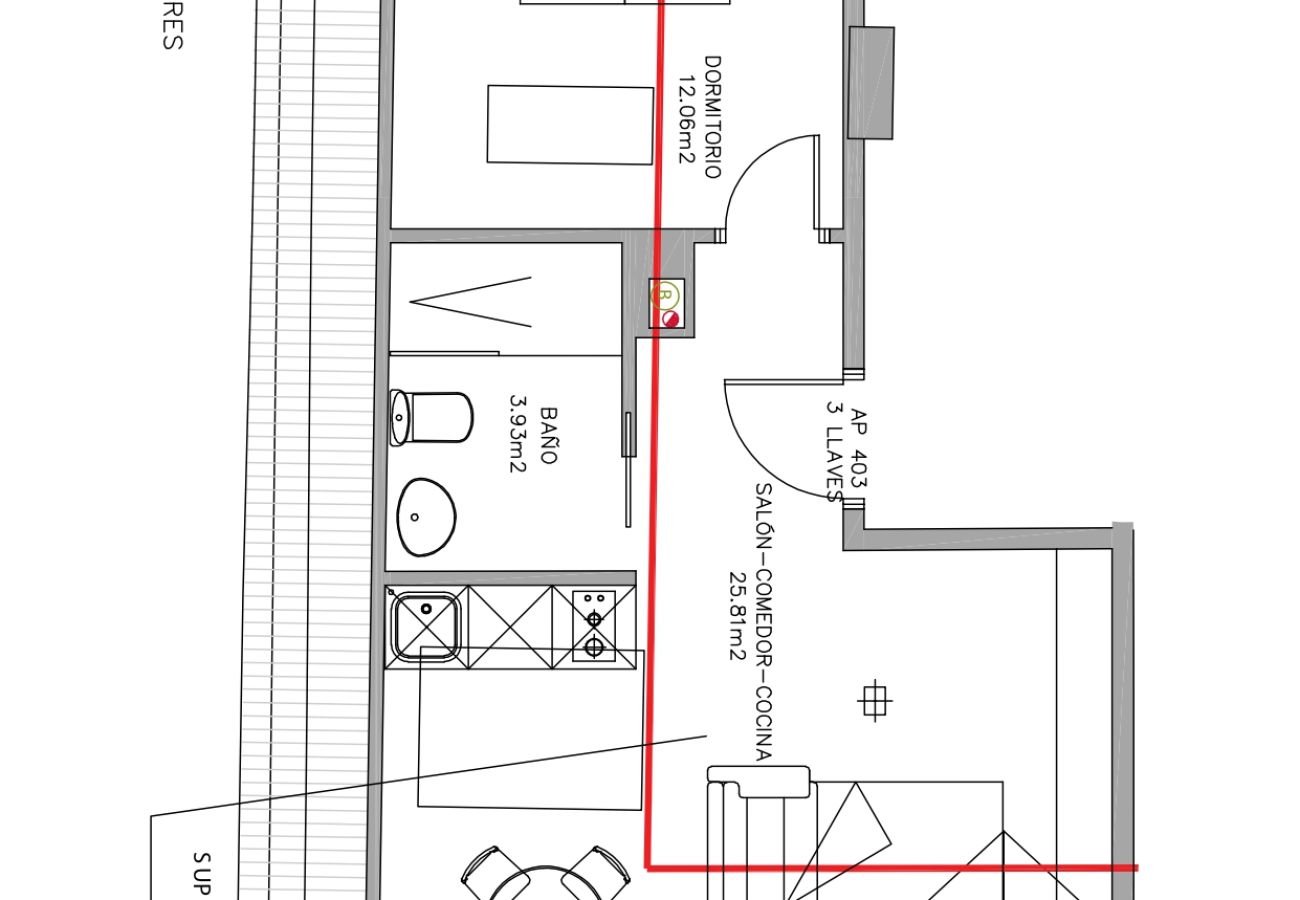 Apartment in Málaga - Housing Fanna by Sharing Co 3PAX